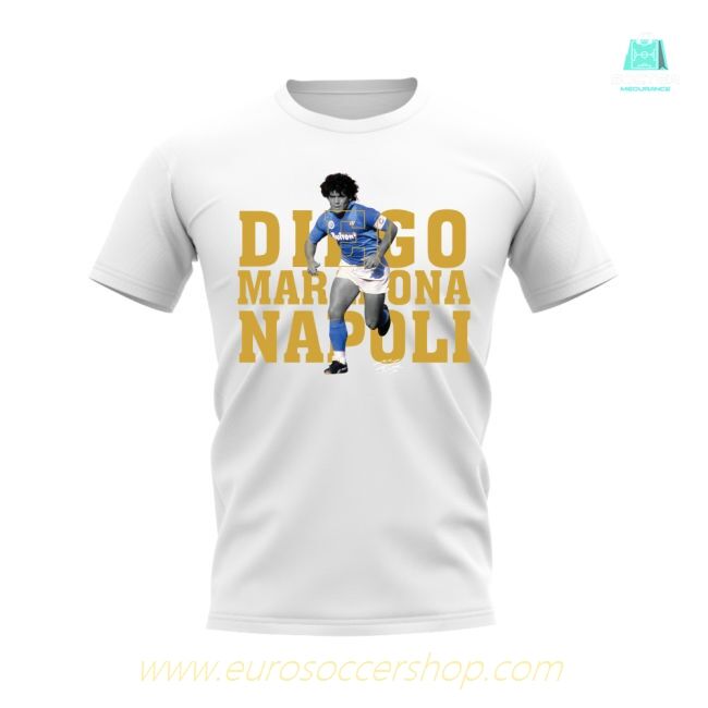 Diego Maradona Napoli Player Tee (White)