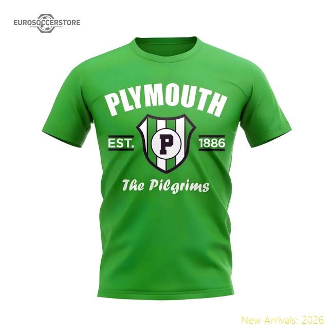 First-class Plymouth Established Football T-shirt (green)