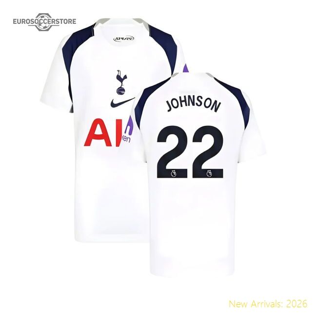Authentic 2025-2026 Tottenham Hotspur Home Shirt (kids) (johnson 22