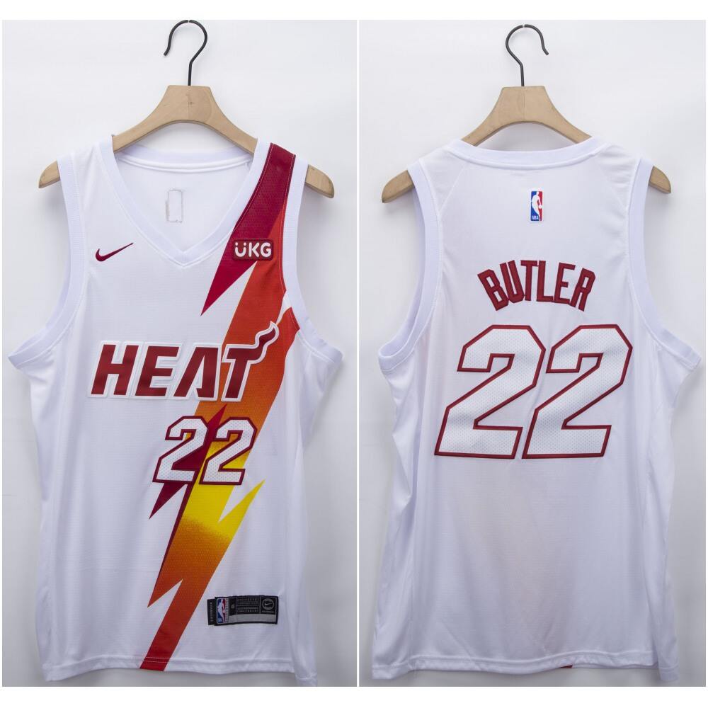 Performance Cost-Effective Men's Heat #22 Jimmy White Basketball Jersey