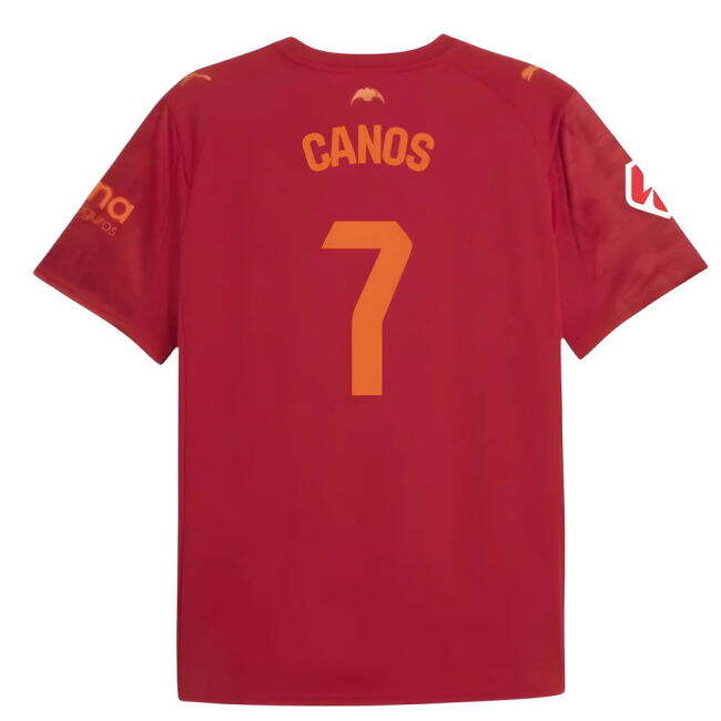 2025-2026 Valencia Away Shirt (Kids) (Canos 7) | Official Merchandise
