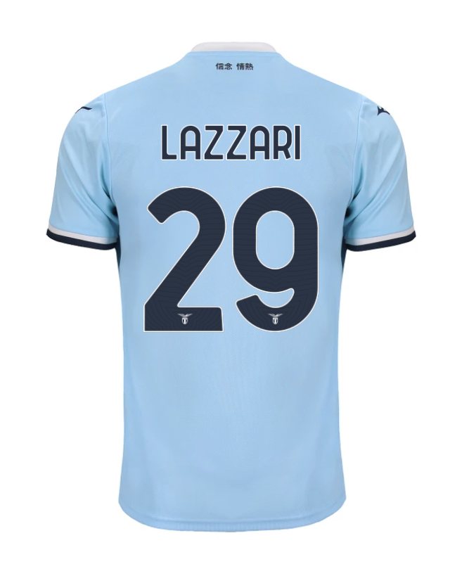 LAZIO 24-25 Season Home Jersey - LAZZARI #29 Edition