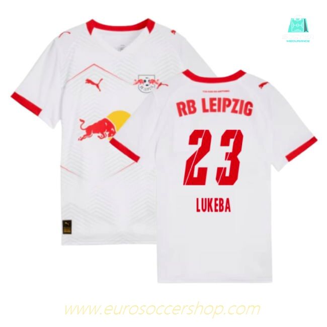 2025-2026 Red Bull Leipzig Home Shirt (Kids) (Lukeba 23)
