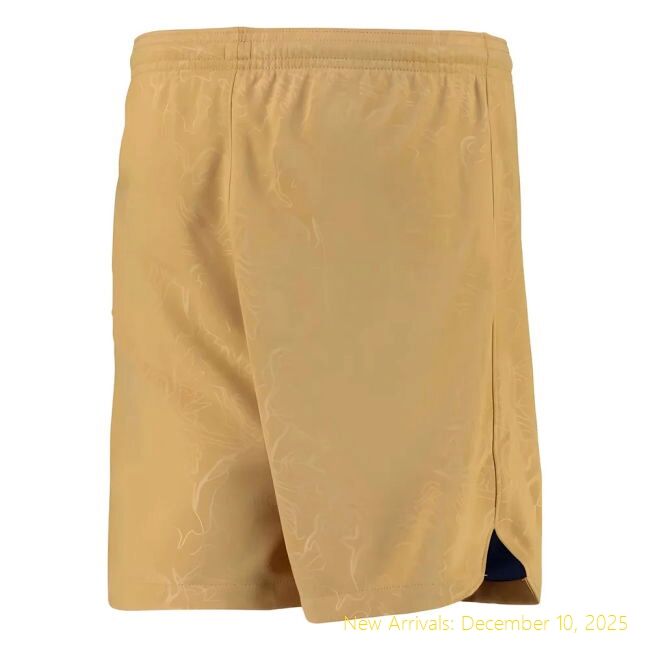 2022-2023 Barcelona Barca Premium Quality Away Shorts (Gold) - Kids