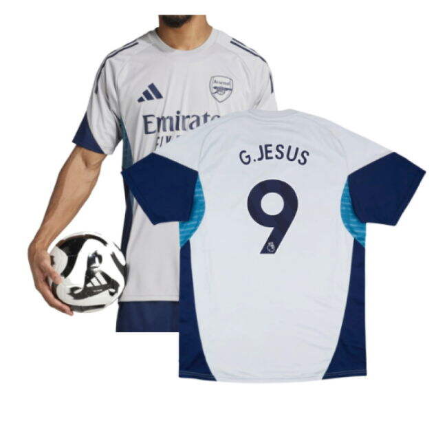 2025-20 Arsenal Training Soccer Jersey Jesus (9) L S