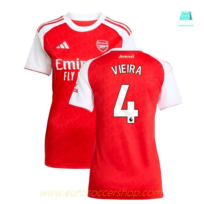2025-2026 Arsenal Home Shirt (Womens) (Vieira 4)