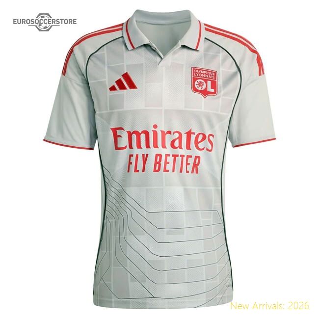 High-Quality 2025-2026 Olympique Lyon Third Shirt (Your Name)