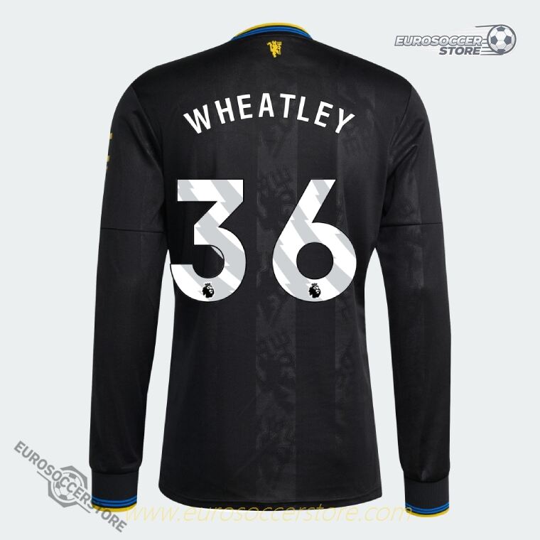 Manchester United 25-26 Third Long Sleeve WHEATLEY 36 Football Jersey