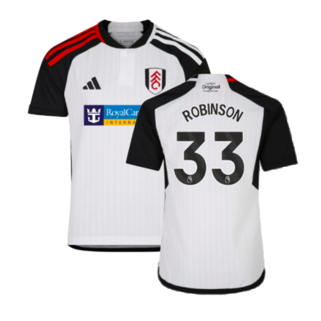 Kids 2023-2024 Fulham Club Home Jersey (Robinson 33)