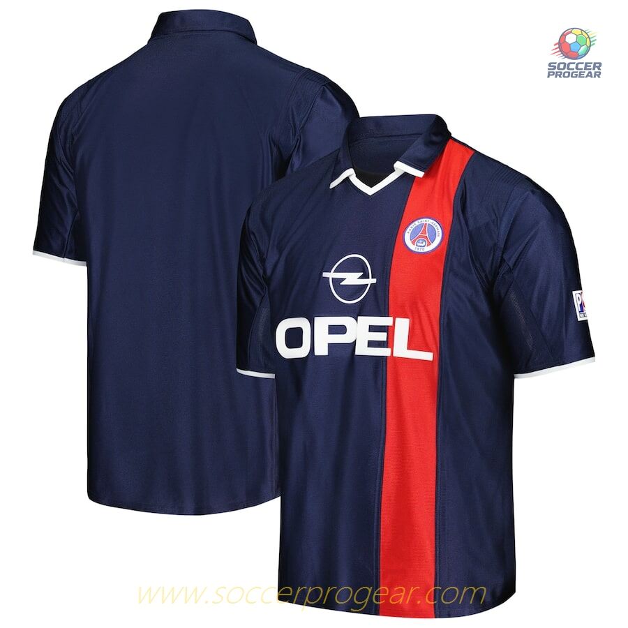 PSG Heritage Home Team Soccer Jersey 2001 2002