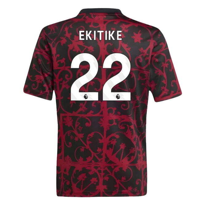 Liverpool 2025-20 Home Football Kit Ekitike Name & Number L M S Kids