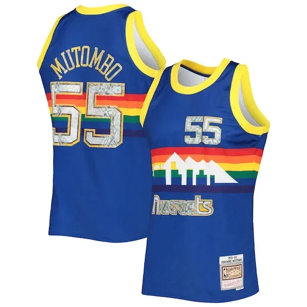 Dikembe Mutombo DEN Swingman Jersey - premium swingman-jersey