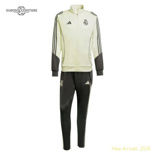 2025-2026 Real Madrid Tracksuit (almost Lime) - Collectors Item