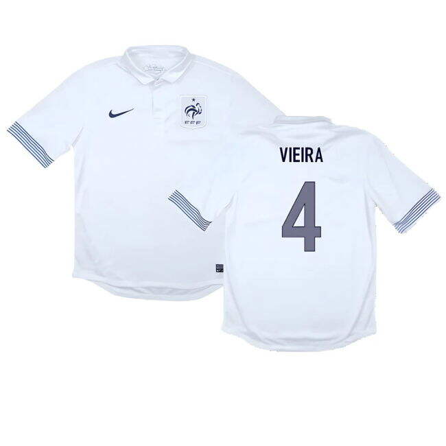 France 2012-13 Away Shirt ((Good) M) (VIEIRA 4)