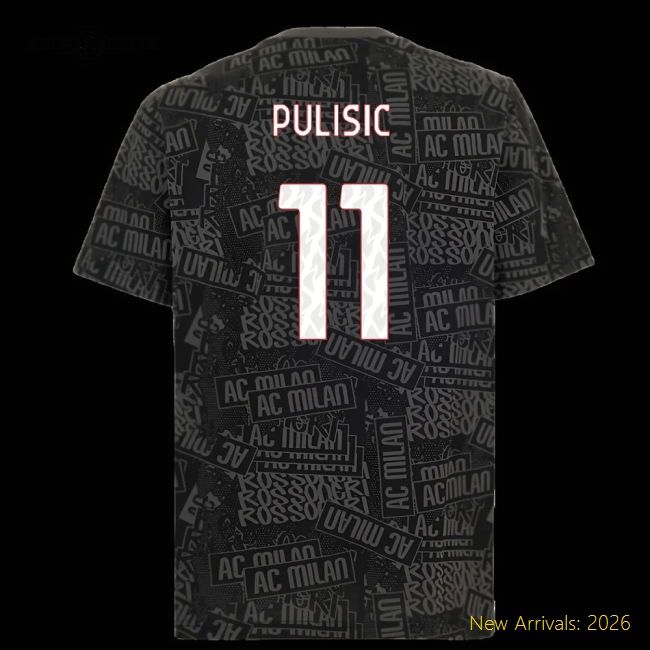 Ac Milan Calcio Pulisic Home Top-tier Jersey Kappa Kombat