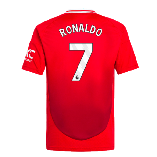 2024-2025 Man Utd Home Shirt (Kids) (Ronaldo 7) - premium