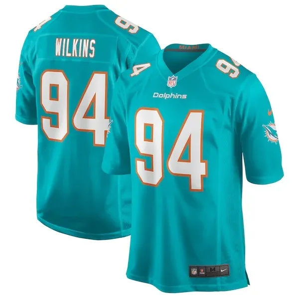 None Game Football Jersey - Aqua M | NFL jersey | NFL Football