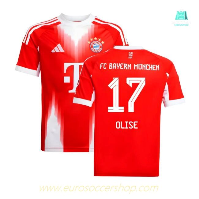2025-2026 Bayern Munich Home Shirt (Kids) (Olise 17)