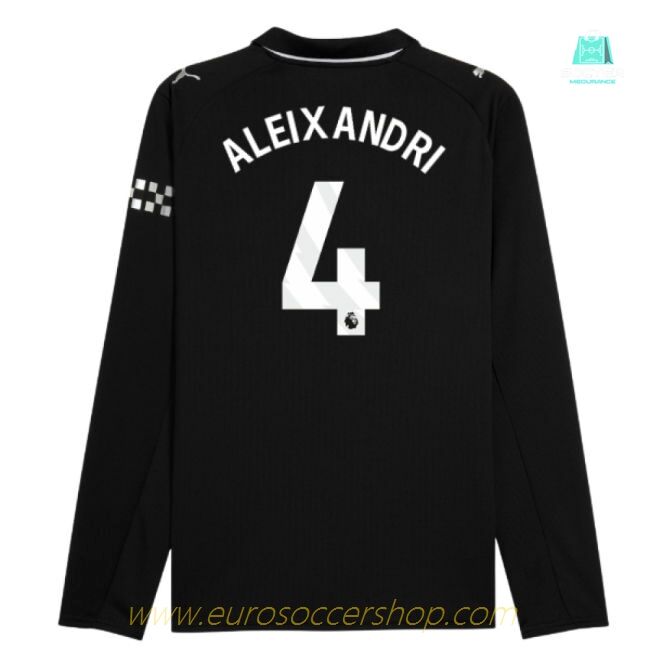 2025-2026 Man City Long Sleeve Away Shirt (Aleixandri 4)