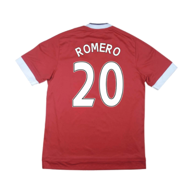Manchester United 2015-16 Home Shirt (Mint) (Romero 20)