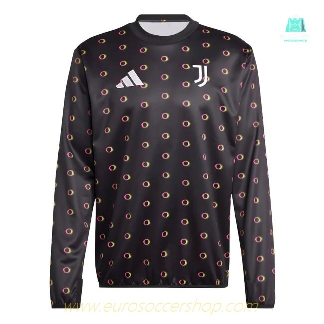 2024-2025 Juventus Pre Match Warm Up Top (Black)