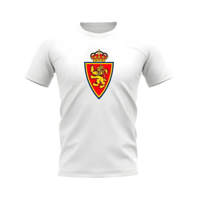 Real Zaragoza Badge T-Shirt (White)