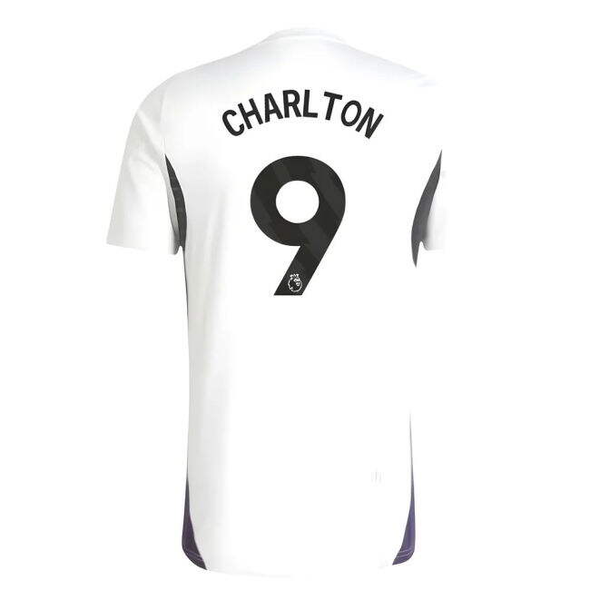classic 2025-2026 Man Utd Training Jersey (White) (Charlton 9)