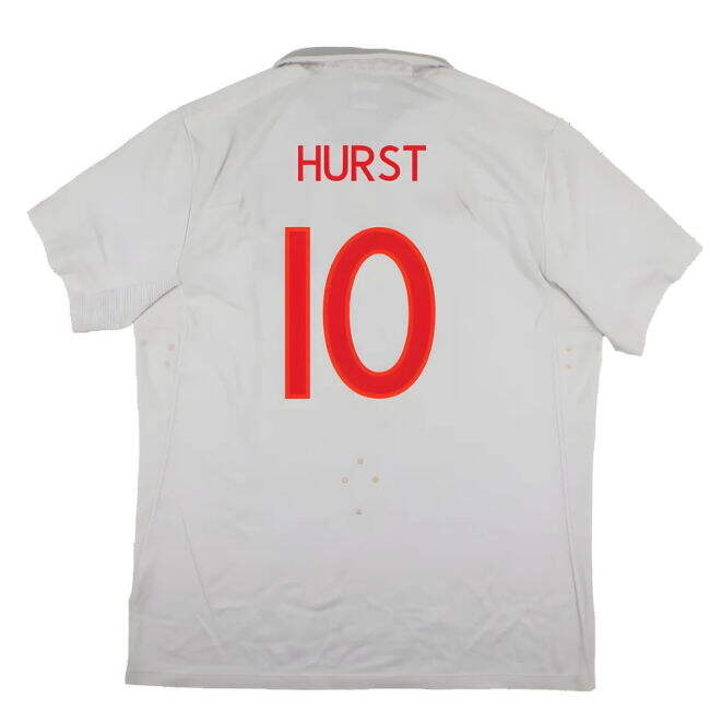 England 2009-10 World Cup Home shirt (XL) (Very Good) (HURST 10)