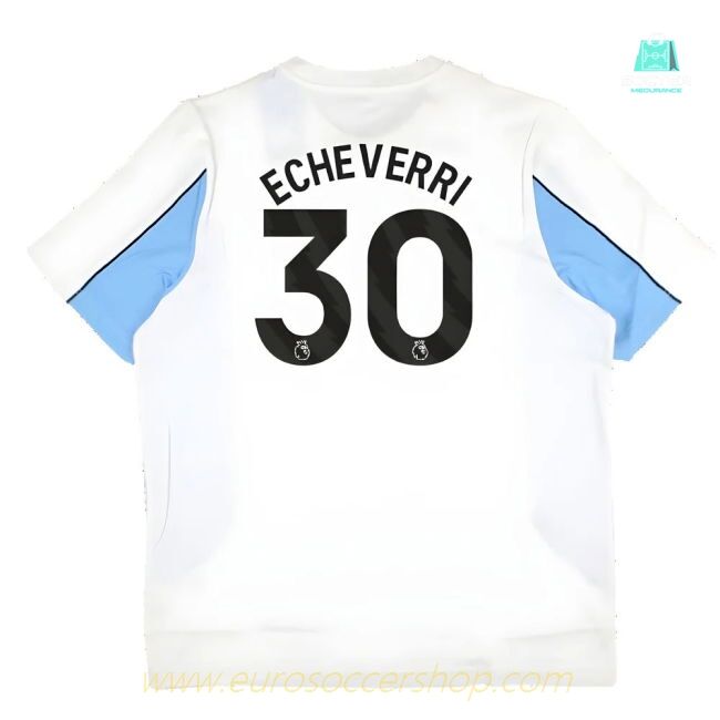 2024-2025 Man City ftblARCHIVE Tee (White) (Echeverri 30)