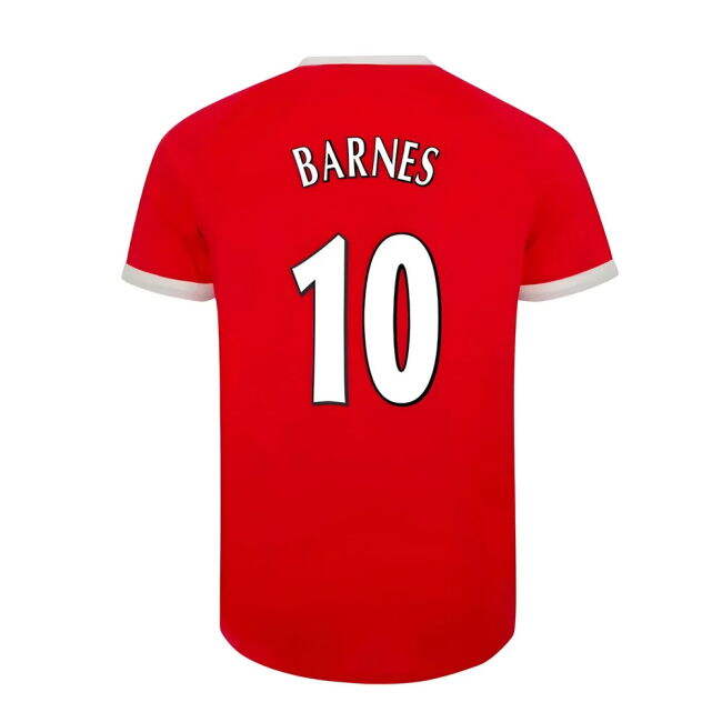 Faithful Liverpool Liverpool Retro Euro Home Shirt Barnes #10 Dura...
