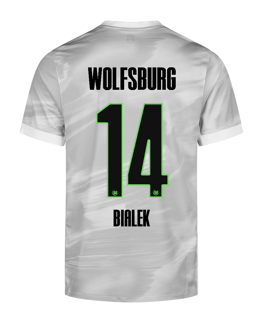 Wolfsburg 25-26 Season Away BIALEK Number 14 Jersey