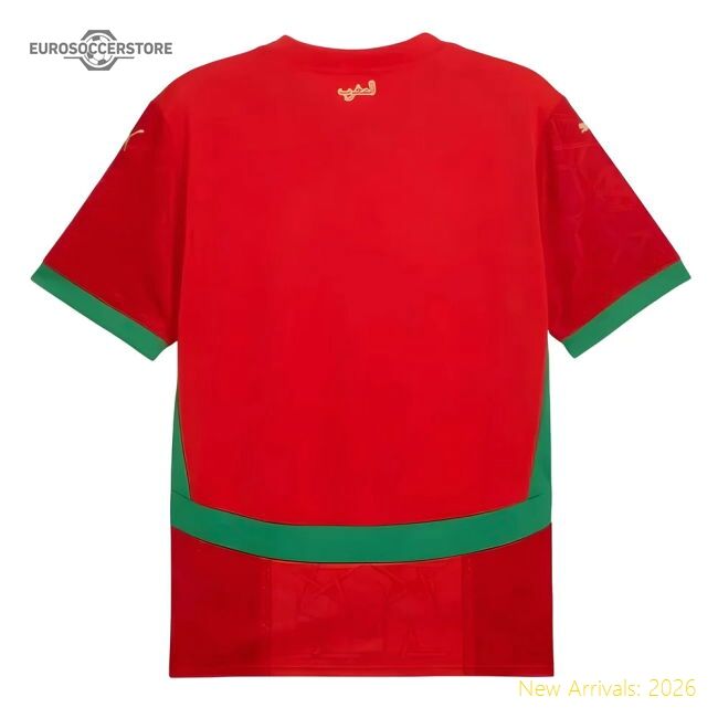 Morocco 20242025 Home Elite Shirt Breathable Quickdry