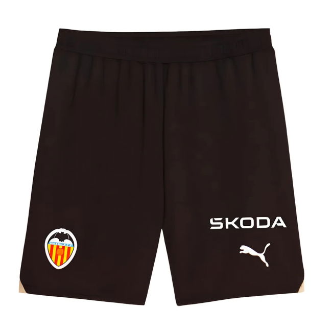 2023-2024 Valencia Home Shorts (Black) - Supporter Essential - Cust...