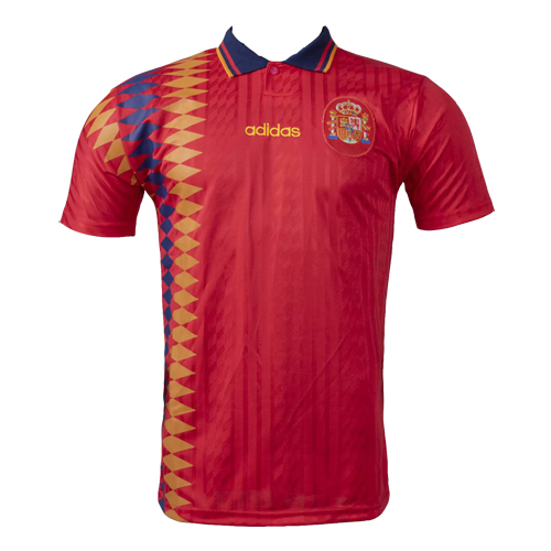 1994 Spain Home Retro Soccer Jersey Shirt - Official Replica 3793