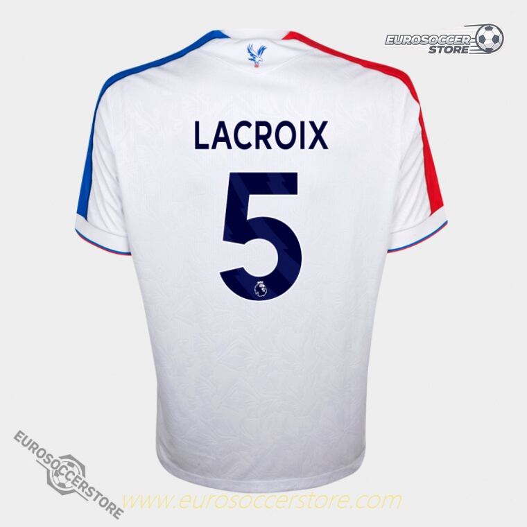 Crystal Palace 25-26 Third Eagle White Jersey with LACROIX 5