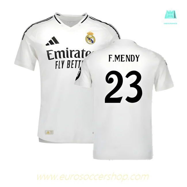 2024-2025 Real Madrid Authentic Home Shirt (F.Mendy 23)