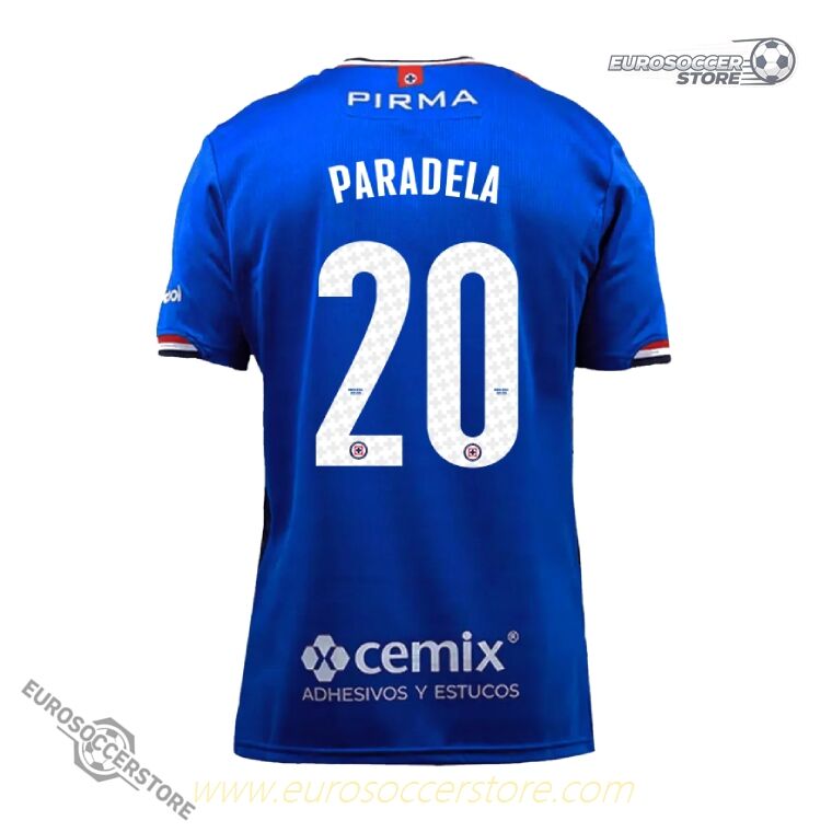 Cruz Azul Home PARADELA 20 Football Jersey for the 25-26 Season