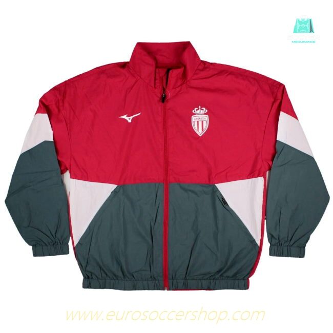 2025-2026 AS Monaco Retro Woven Jacket (Red)