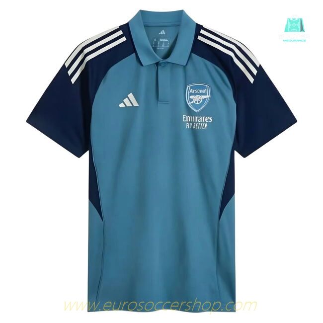 2025-2026 Arsenal Polo Shirt (Blanch Blue)