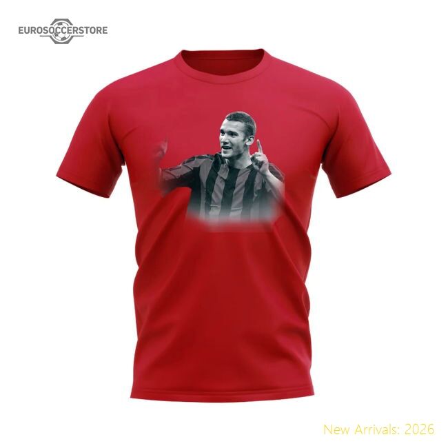 Andriy Shevchenko Ac Milan Legend Tee (red) - Supporter Edition