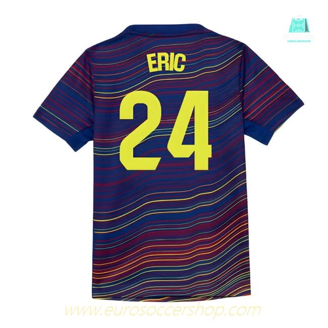 2025-2026 Barcelona Academy Pro Pre Match Shirt (Blue) - Kids (Eric 24)