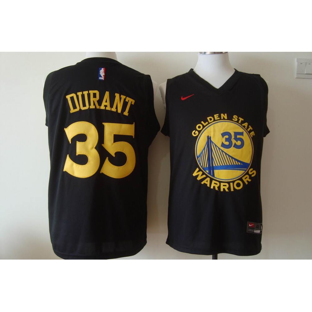 Limited Edition Golden State Warriors Kevin Durant35 Jersey - Black