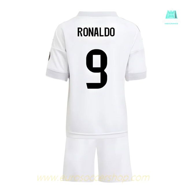 2025-2026 Real Madrid Home Mini Kit (Ronaldo 9)