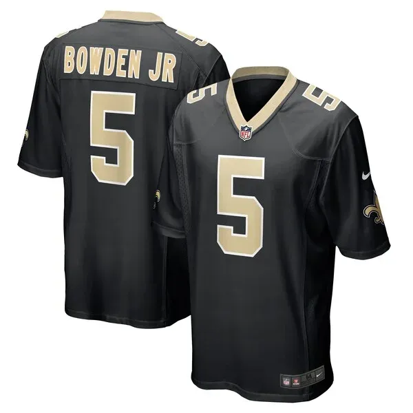 Performance New Orleans Saints Game Jersey - Premium Black NFL Fan ...
