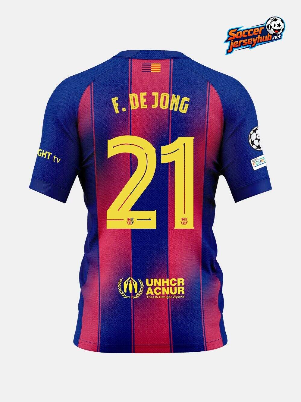 F. DE JONG 21 | UCL Men's home jersey 25/26 FC Barcelona