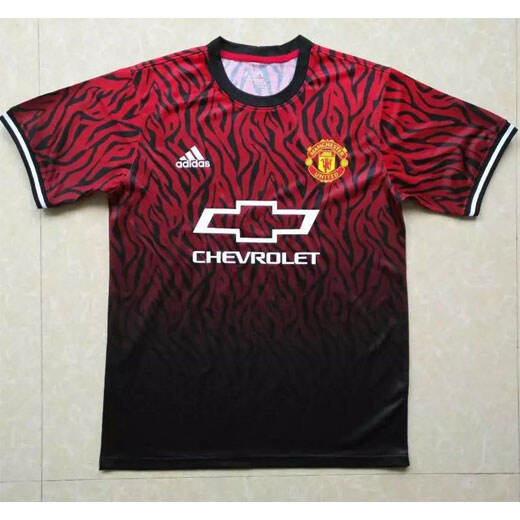 Manchester United 201718 Red Black Jersey Shirt - Official Replica