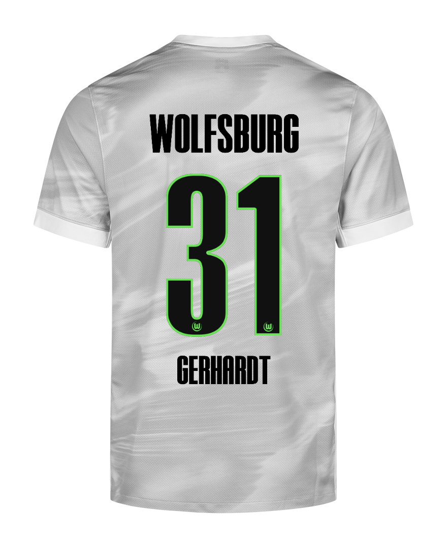 GERHARDT 31 Away Jersey for Wolfsburg 25-26 Season