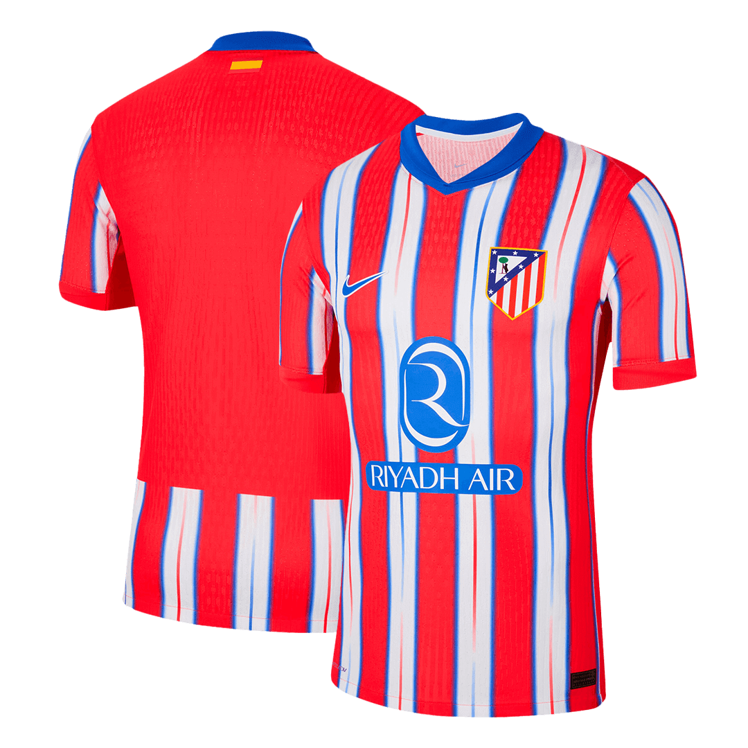 Player Version Atletico Madrid Home Soccer Jersey 2024/25Authentic Kit