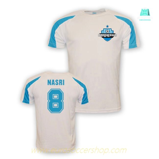 Samir Nasri Man City Sports Training Jersey (white) - Kids