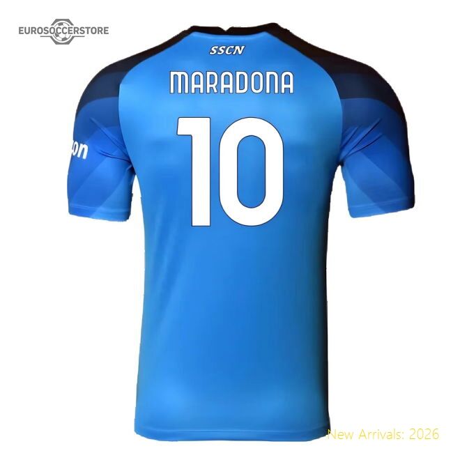 Genuine Napoli 2022-23 Player Issue Home Shirt (3Xl) (Maradona 10)